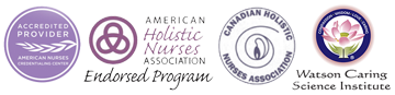 accreditation logos together ANCC AHNA CHNA WCSI